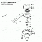 H005201NE Starter Rewiind (88a Thru 89a Models)