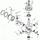 H040412NF Коленвал и поршни