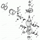 H090422NF Коленвал и поршни