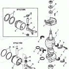 H070312NF Коленвал и поршни