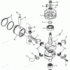 H040412NE Коленвал и поршни