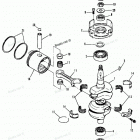 H050312NX Коленвал и поршни