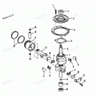 H015201NS Crankshaft And Piston (88a-92b & Ser. # E000001 Th...