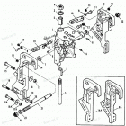 H050412NE Swivel Bracket-stern Brackets Power Trim Models