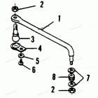 H120412NE Комплект Тяги рулевого механизма