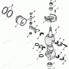 H090412NF Коленвал и поршни