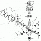 H0507A92C Коленвал и поршни