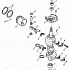 H0906E92F Коленвал и поршни