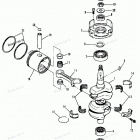 H0407E92F Коленвал и поршни