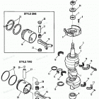 H0708A92C Коленвал и поршни