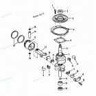 H0093E92A Crankshaft And Piston (88a-92b & Ser. # E000001 Th...