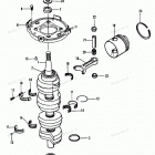 H1201X92C Коленвал и поршни