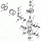 H0903F92F Коленвал и поршни