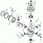 H0408F92F Коленвал и поршни
