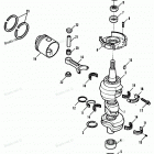 H0906X92C Коленвал и поршни