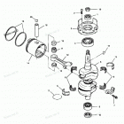 H0507A92A Коленвал и поршни