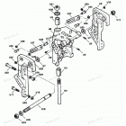 H0507A91C Swivel Bracket And Stern Brackets Power Trim Model...