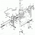 H0908E91D Swivel Bracket And Stern Brackets Power Trim Model...