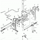 H0908P91C Swivel Bracket And Stern Brackets Power Trim Model...