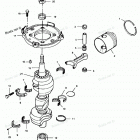 H0908E91A Коленвал и поршни