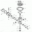 H0093S91A Коленвал и поршни