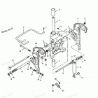 H0908A91C Swivel Bracket And Stern Brackets Power Trim Model...