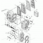 H0508F91A Cylinder Block Head And Exhaust Chest Cover