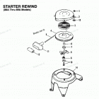 H0052L91D Starter Rewiind (88a Thru 89a Models)