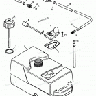 H0092S89B Fuel Tank And Line (plastic - 6.0 Gallon)