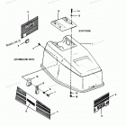 H0507P91C Engine Cover Bayliner Models