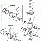 H0708F91C Коленвал и поршни