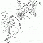 H0507E91B Swivel Bracket And Stern Brackets (power Trim Mode...