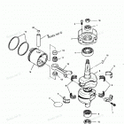 H0507A91Z Коленвал и поршни