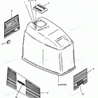 H0906X91A Engine Cover Bayliner Models