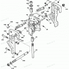 H0507F91B Swivel Bracket And Stern Brackets (power Trim Mode...