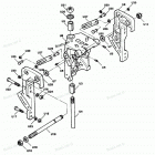 H0507A91Z Swivel Bracket And Stern Brackets Power Trim Model...