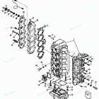 H1501X91D Блок цилиндров