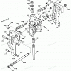 H0507P91B Swivel Bracket And Stern Brackets (power Trim Mode...