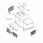 H0507E91A Engine Cover Bayliner Models
