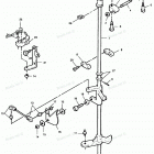H120LD91D Towershaft And Throttle Linkage