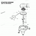 H0053L91A Starter Rewiind (88a Thru 89a Models)
