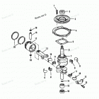 H0093L91C Crankshaft And Piston (88a-92b & Ser. # E000001 Th...