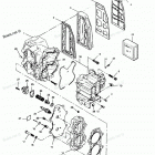 H0508E91C Cylinder Block, Head And Exhaust Chest Cover