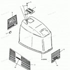 H0908F91C Engine Cover Bayliner Models