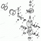 H0906X91H Коленвал и поршни