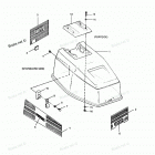 H0508P91A Engine Cover Bayliner Models
