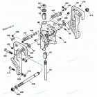H0507X91C Swivel Bracket And Stern Brackets Power Trim Model...