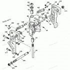 H0507P91C Swivel Bracket And Stern Brackets Power Trim Model...