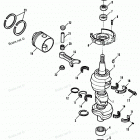 H0906F91E Коленвал и поршни