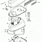 H005CS91A Top Cowl & Fuel Tank (88a Models)